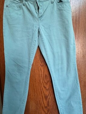 Cabi Women’s Skinny Jeans in Aqua Blue Size 10